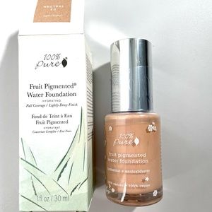 100% Pure Full Coverage Water Foundation